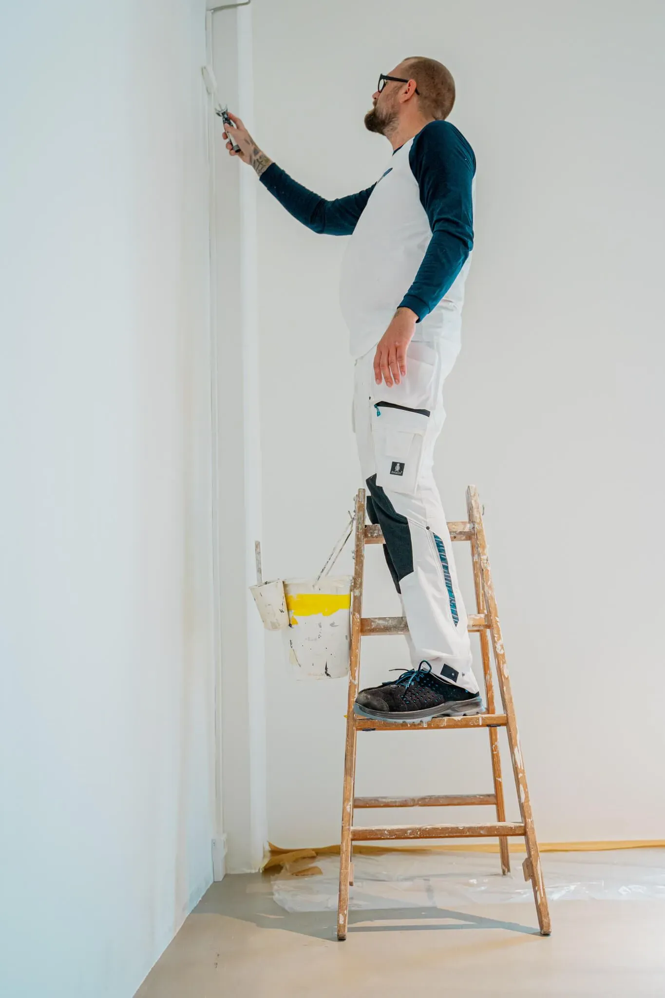 Malermester i Nordsjælland ude på opgave